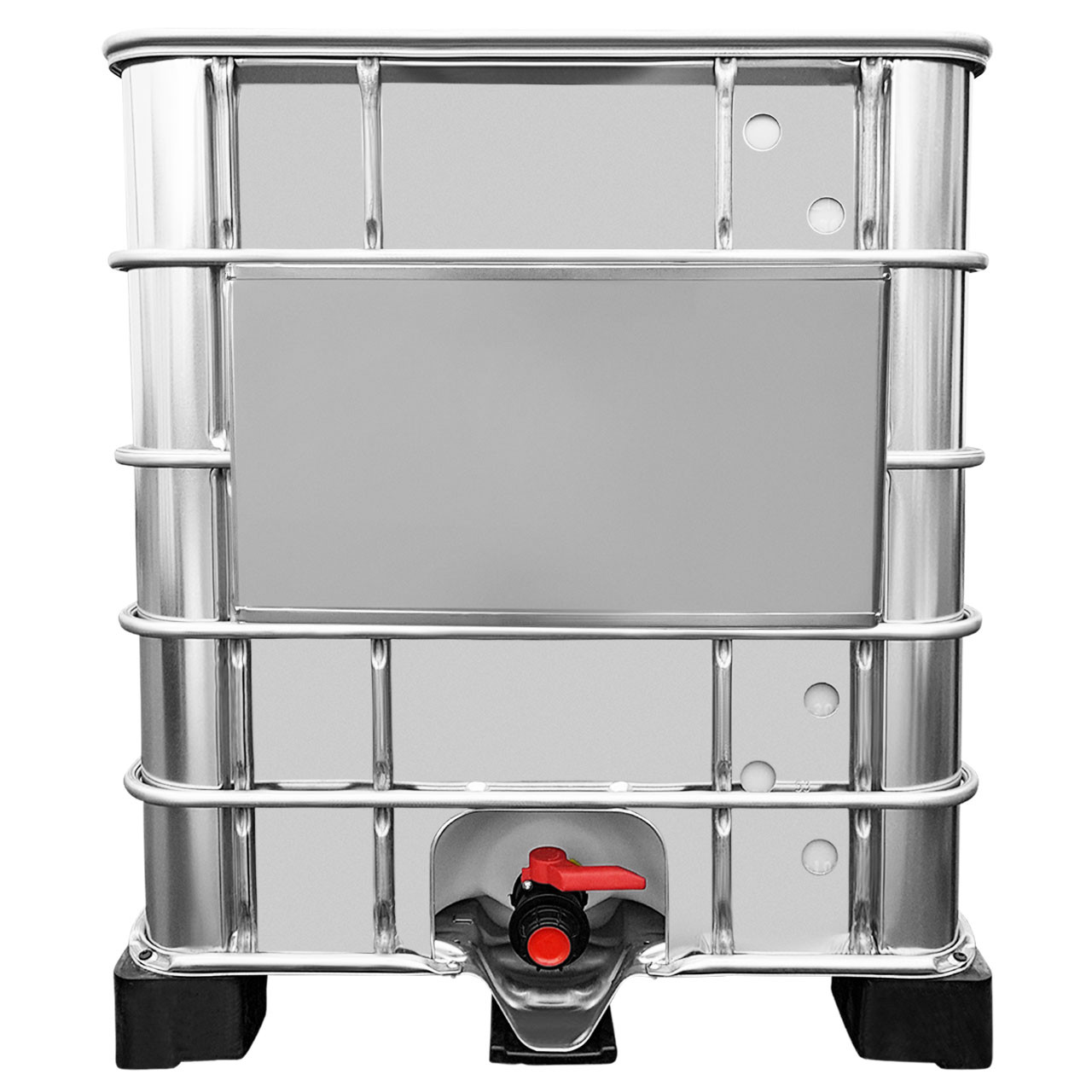 1000l IBC Container mit Stahlmantel NEU auf Kunststoffpalette