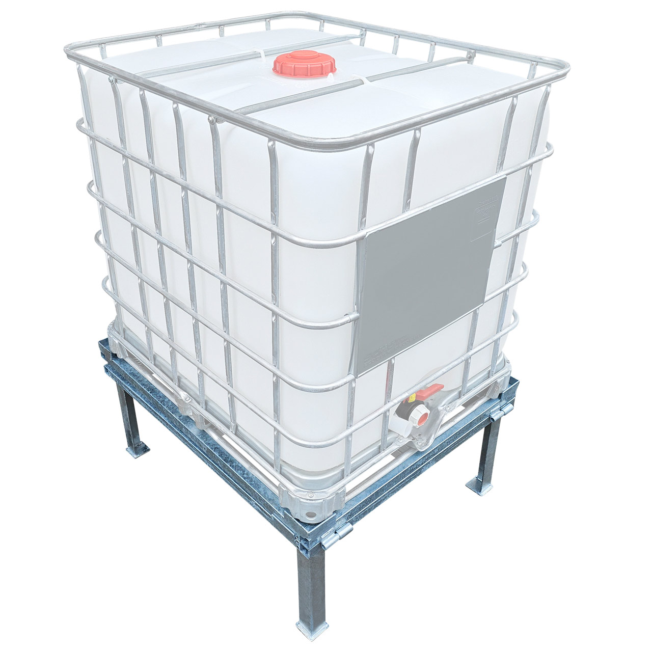 1000l/1200l IBC Kipper Podest als Untergestell mit Kippvorrichtung