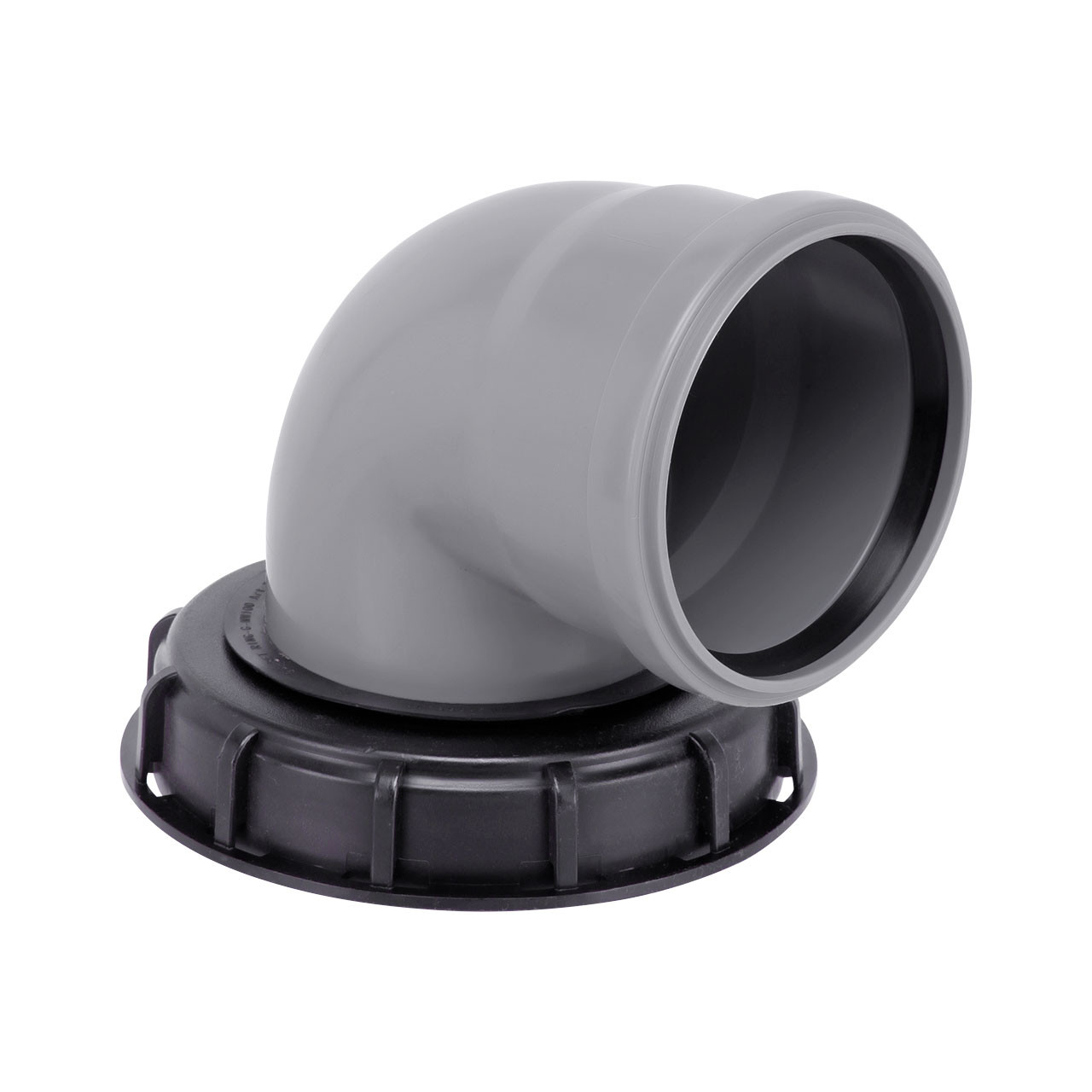 IBC Deckel Einlauf mit HT-Bogen DN 150 DN 110