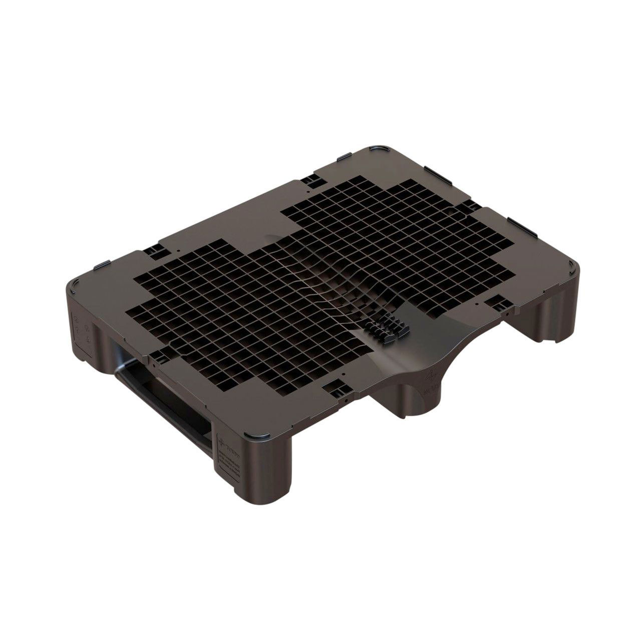 PE-Palette für WERIT 300l IBC als Austausch Halbpalette 800 x 600 mm