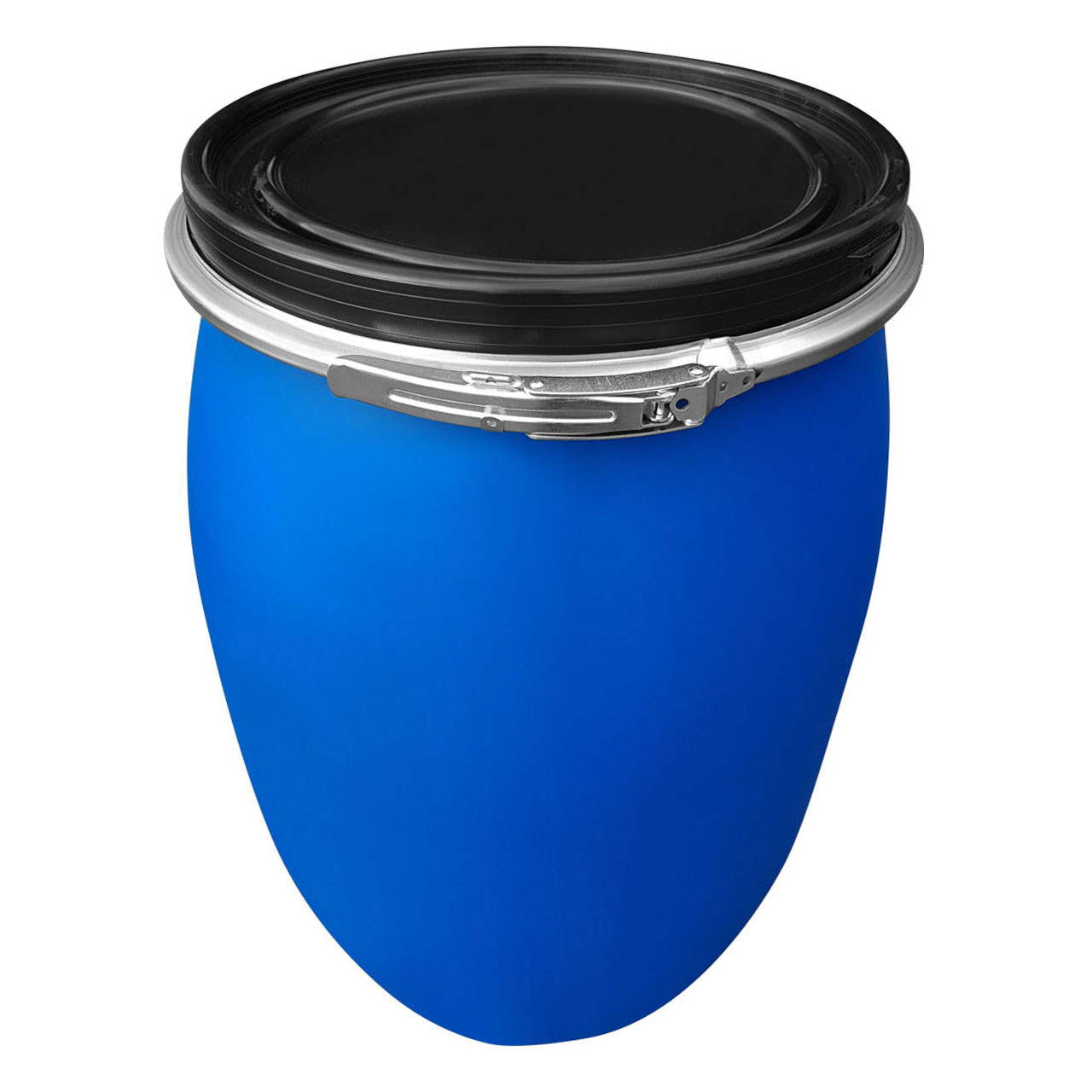 120 Liter Deckelfass Weithalsfass mit PE Spannring UN-X