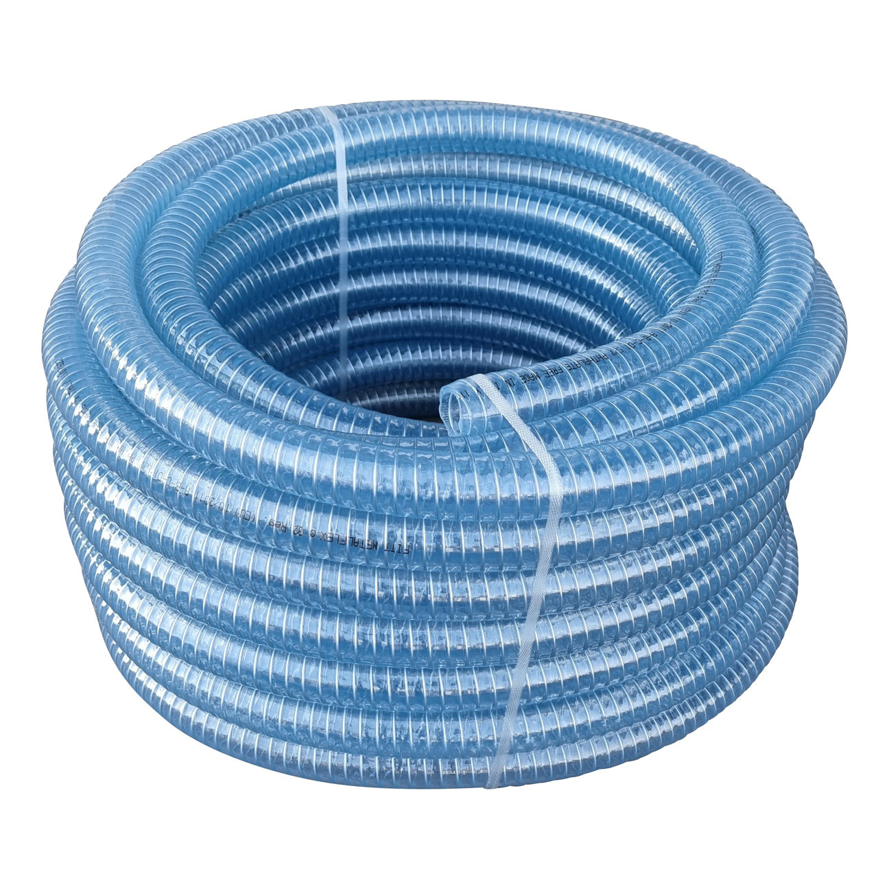 32mm-1-1-4-30m-Spiralschlauch-Saug-Druckschlauch-Transparent