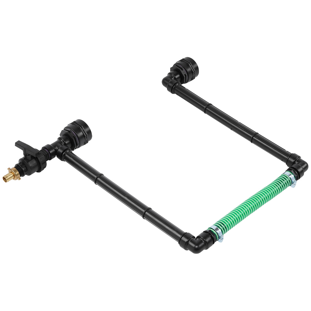 IBC Adapter BSP 2" - 2 IBC hintereinander Tankverbindung 32mm Schlauch