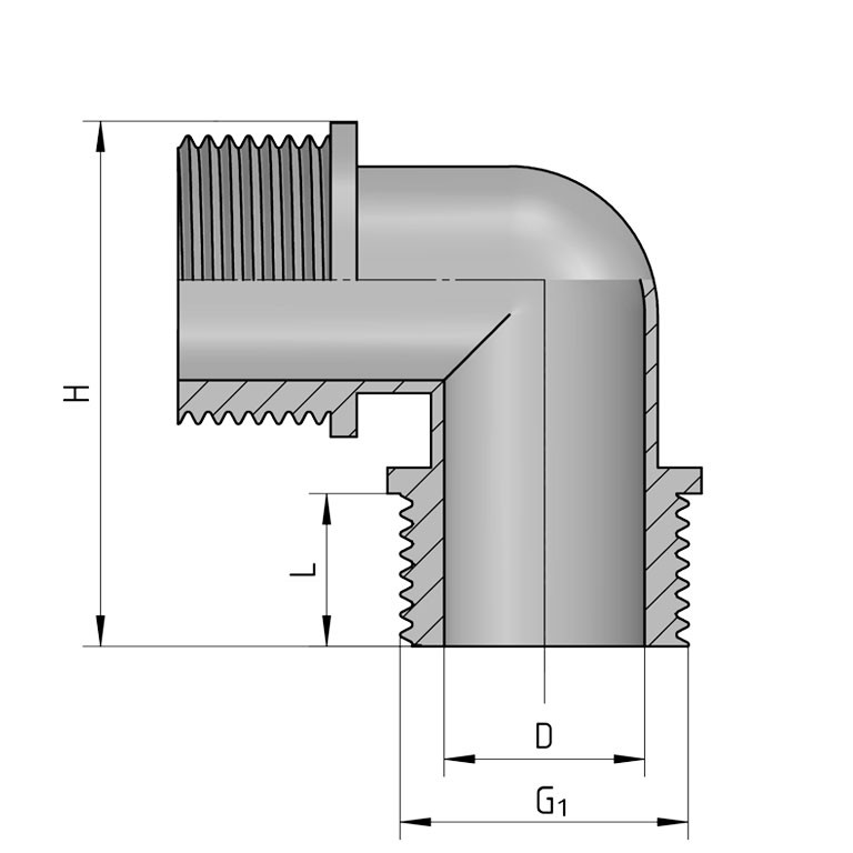 Winkel-90-2fach-Aussengewinde-M592b22b058bac PP Gewindefittings Gewindeverschraubung Winkel 90° 2x Außengewinde