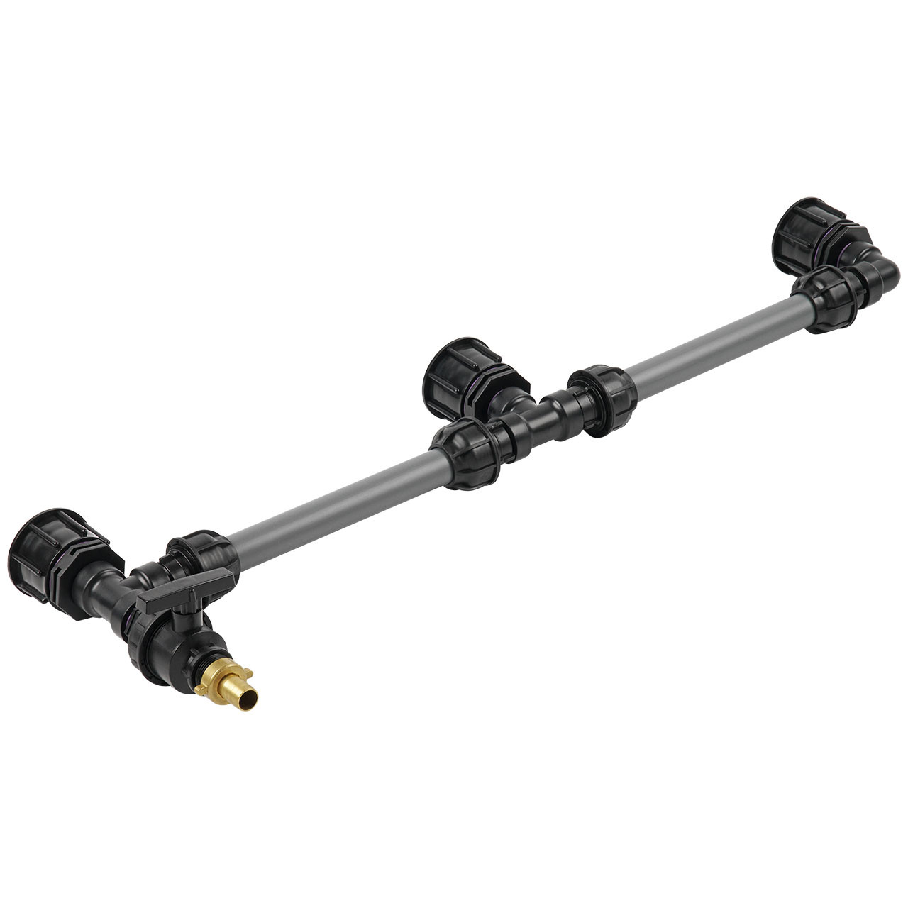 IBC-Adapter-S60x6-3-IBC-nebeneinander-Tankverbindung-Rohr-1 IBC Adapter S60x6 - 3 IBC nebeneinander Tankverbindung 32mm Rohr