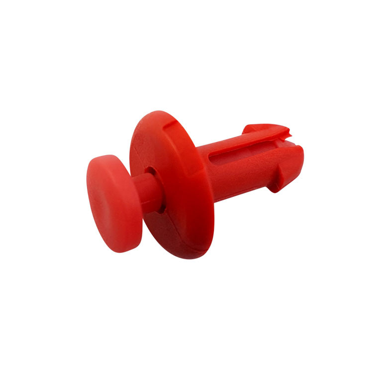 IBC Container Sicherungsclip rot mit Gegenstück für SCHÜTZ Klappenhahn Hahn S75x6 (75mm)