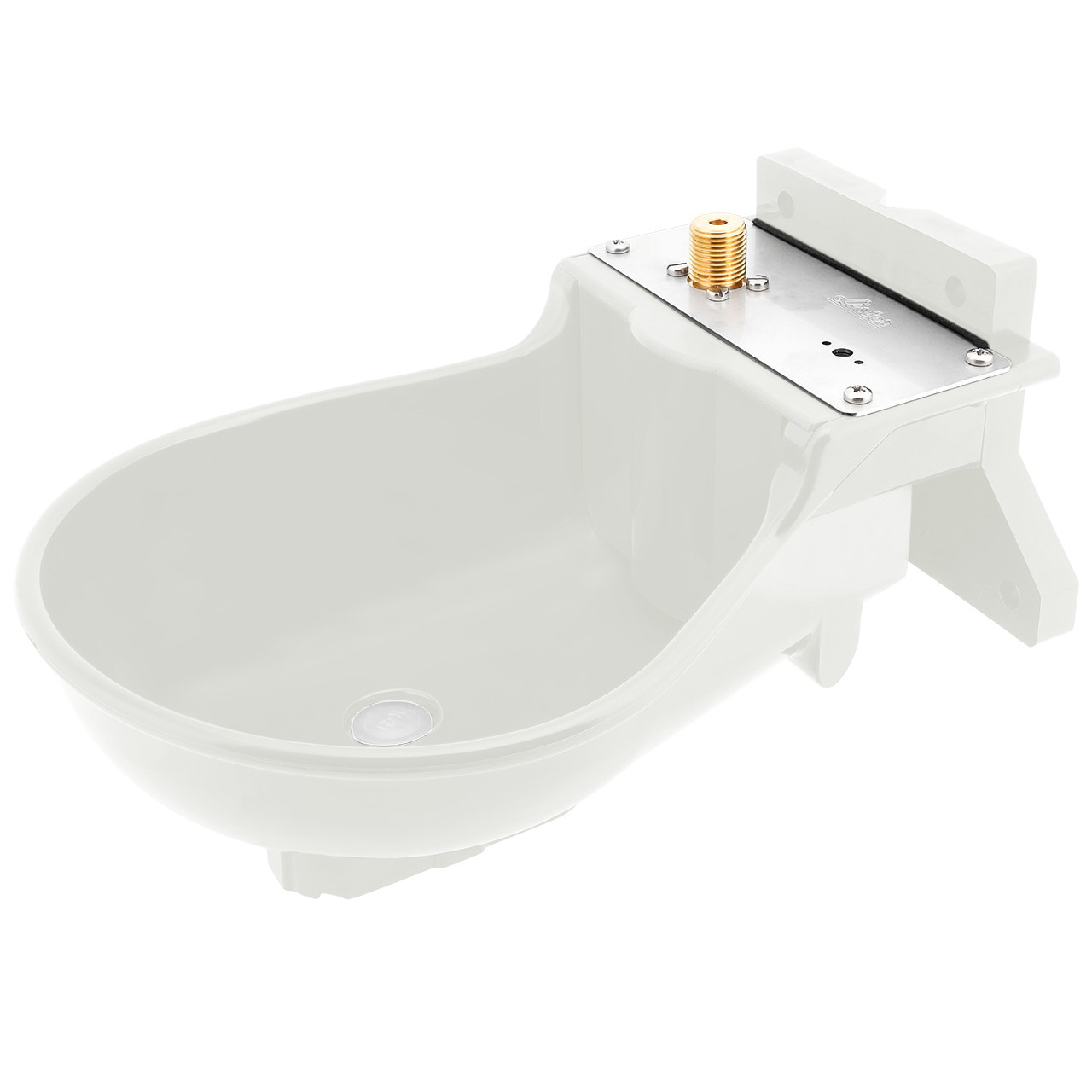 2 Liter Bacto Protect Tränkebecken SB 112 1/2" AG mit Niederdruck Schwimmerventil