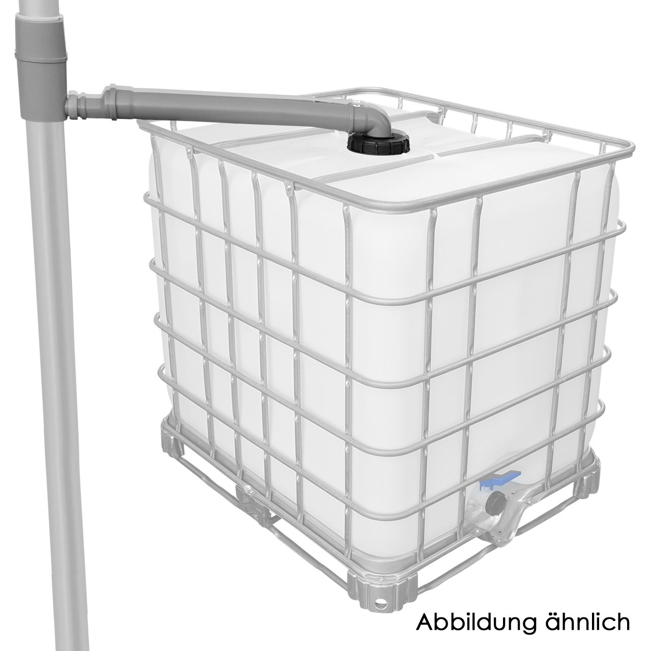 IBC Deckel Einlauf für 200m² Regendieb Pro Garantia inkl. Verbindungsset