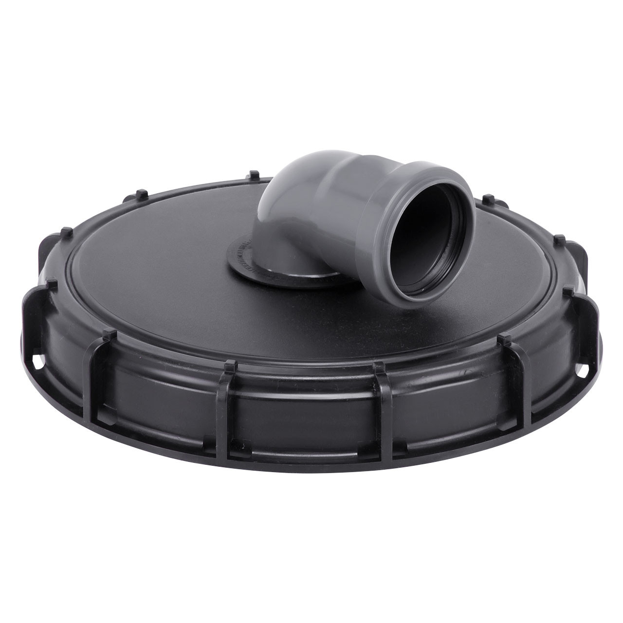 IBC Deckel Einlauf mit HT-Bogen DN 225 DN 50