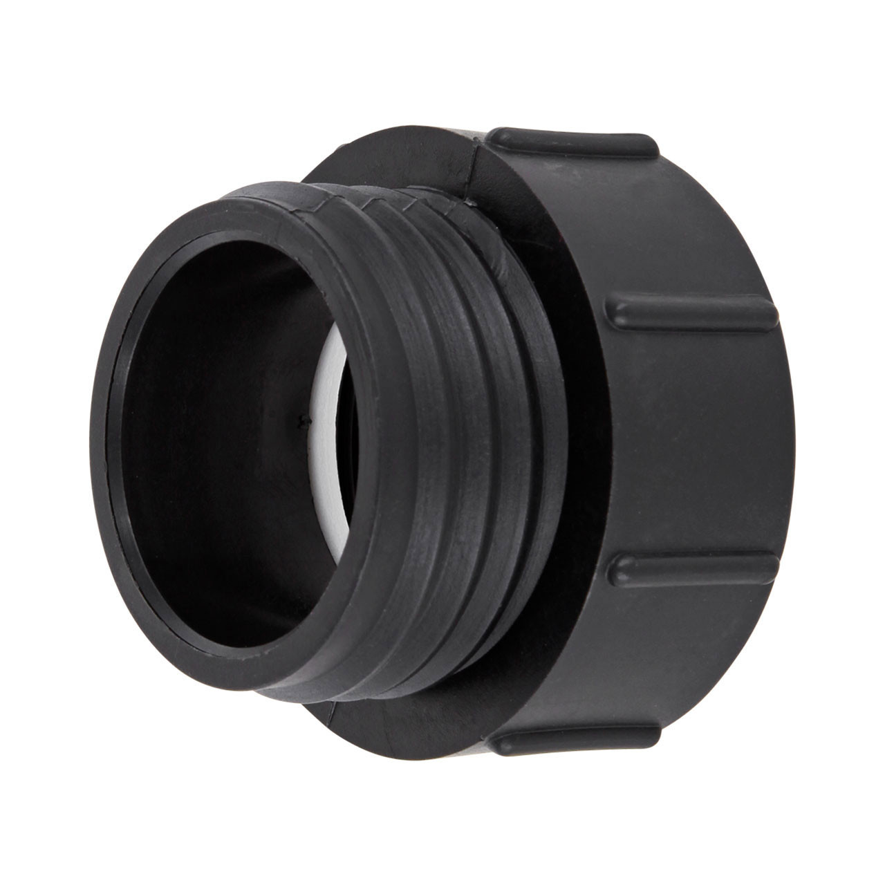 IBC Container Adapter BSP 2" (60mm) Feingewinde - Reduzierung S60x6 (60mm) Grobgewinde DN 50 Außengewinde