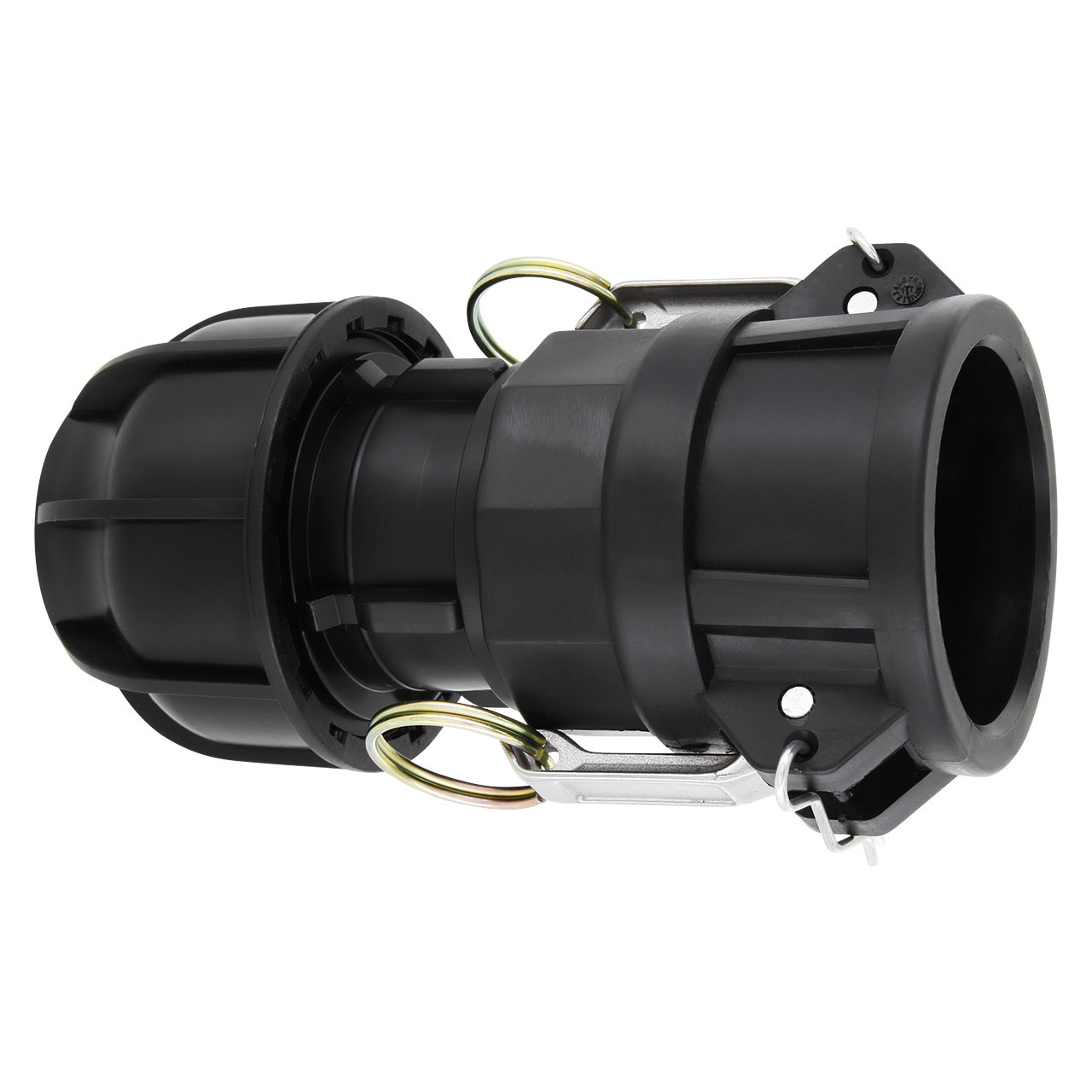 IBC Container Adapter 2" Camlock Kamlok Dose (Mutterkupplung) - PP Übergangsmuffe 50mm Klemme