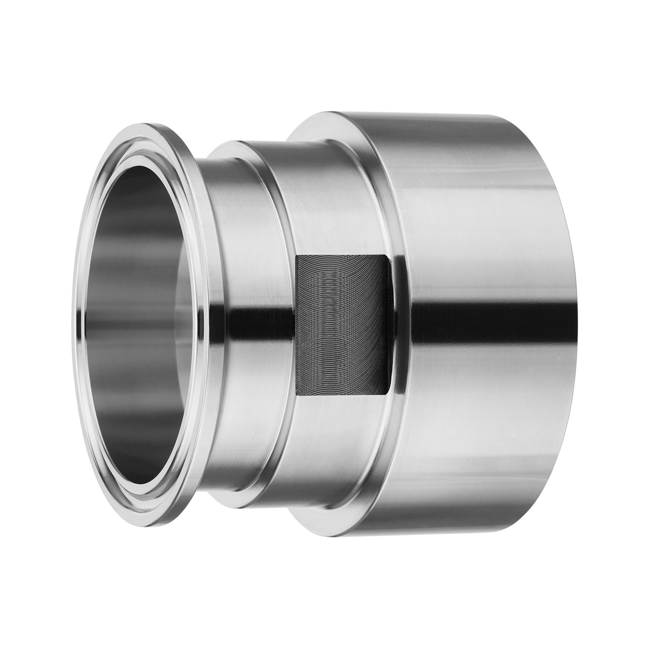 IBC-Edelstahl-Adapter-S60x6-Tri-Clamp-Reduzierung-SS316L-3 IBC Edelstahl Adapter S60x6 Tri Clamp Reduzierung SS316L