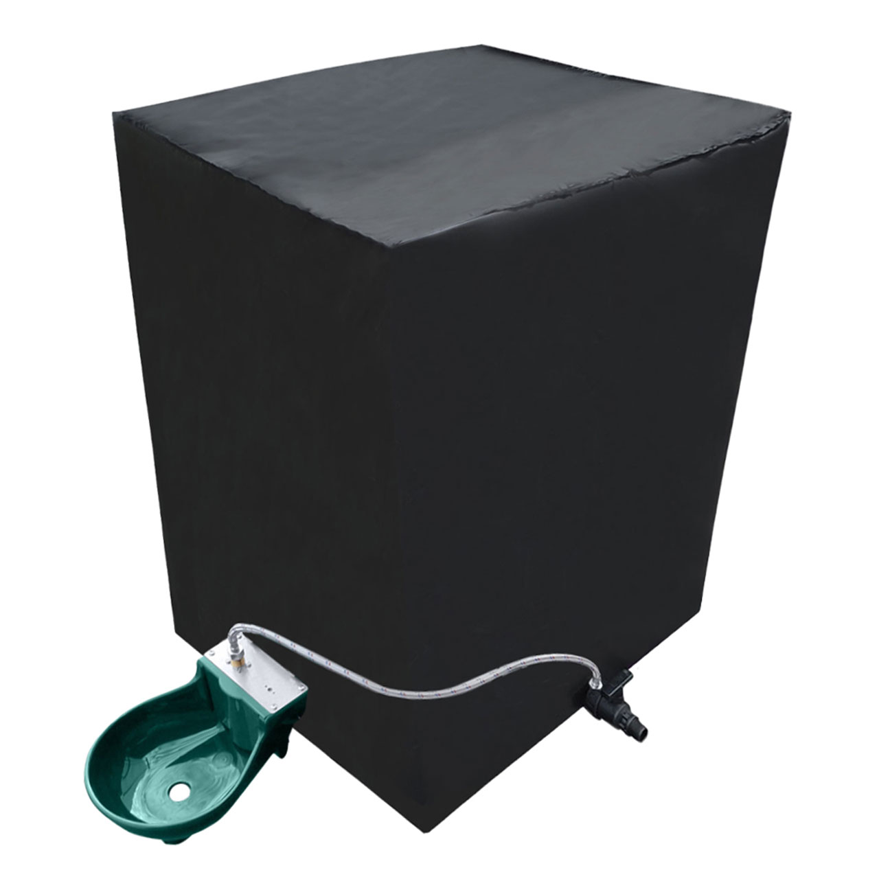 300l IBC Container Frostschutz (-25°C) mit Tränkebecken NEU
