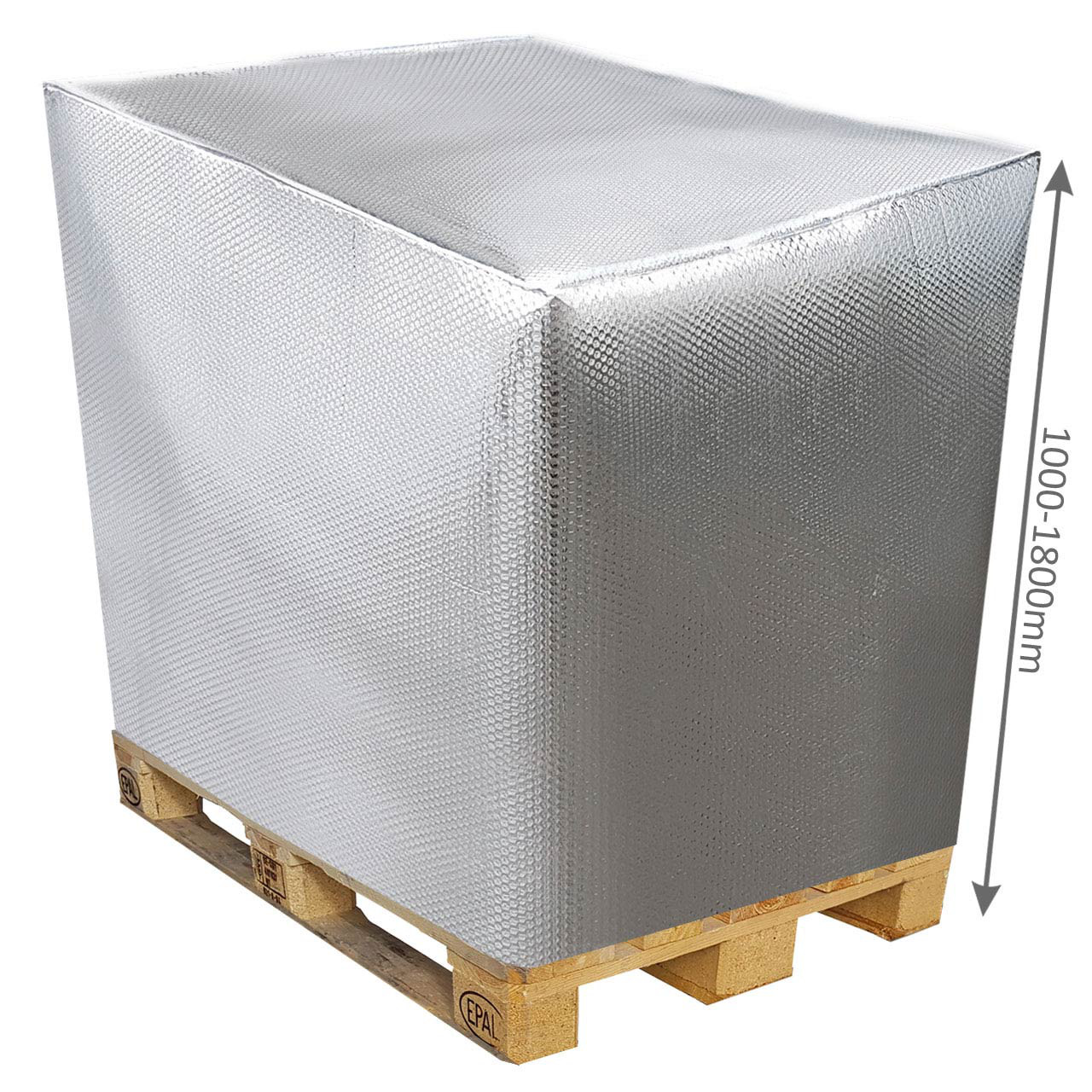 Thermohaube geschlossen für Europalette 1200 x 800 mm