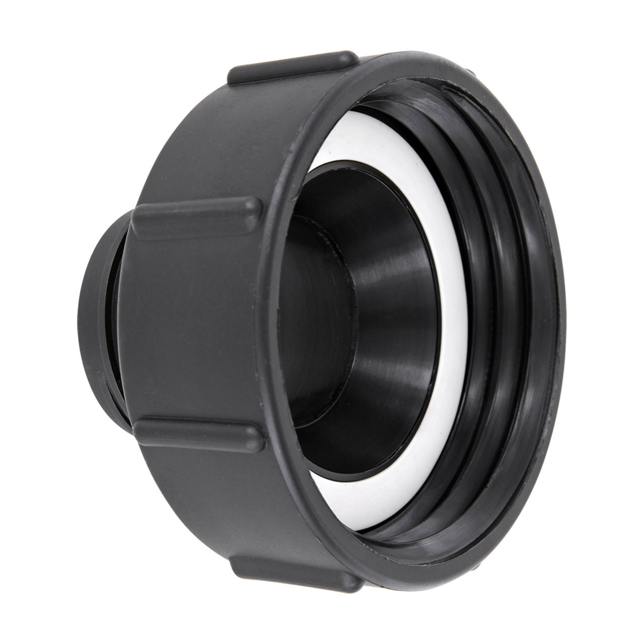 IBC Container Adapter S100x8 (100mm) Grobgewinde DN 80 - Reduzierung S60x6 (60mm) Grobgewinde DN 50