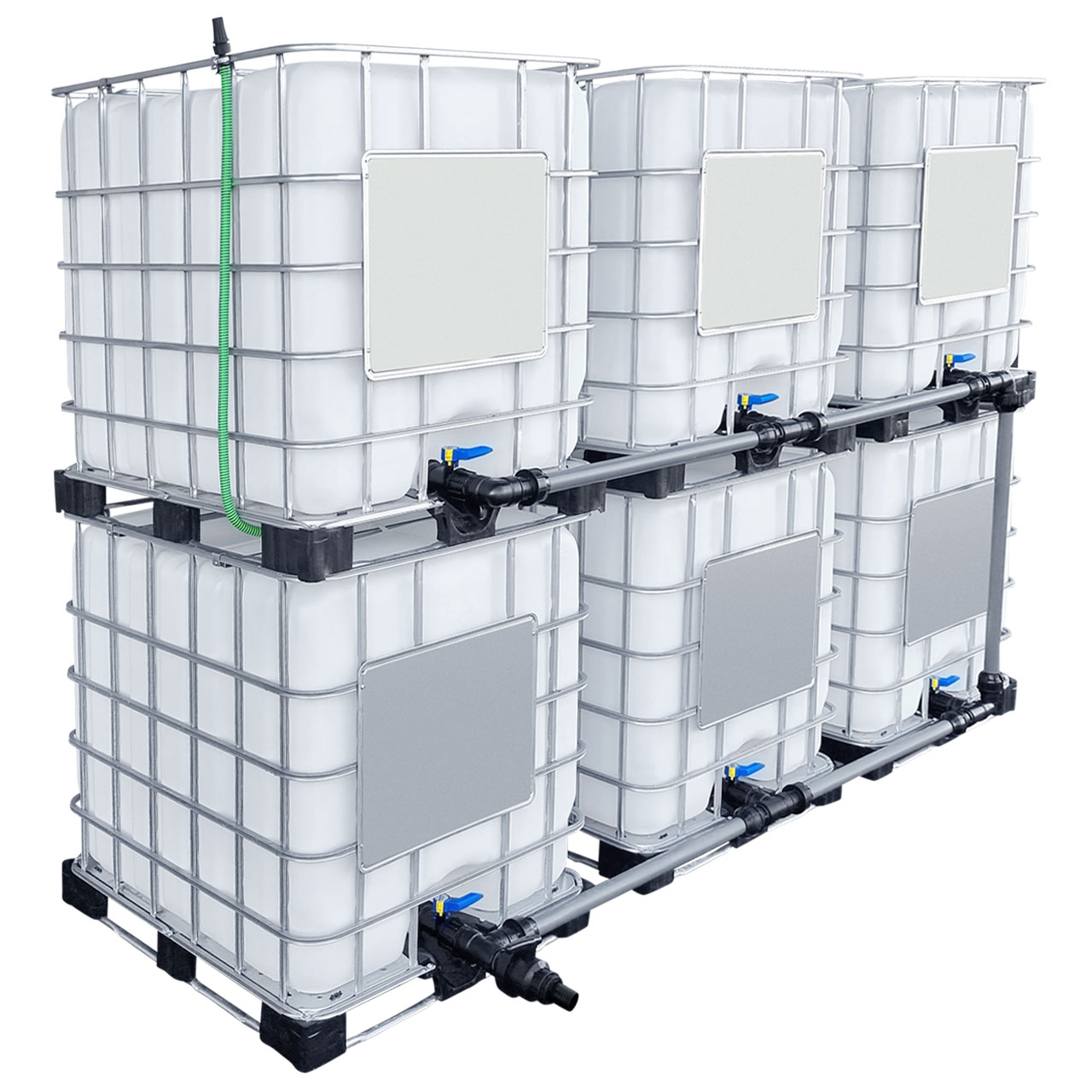 6000l-IBC-Wassertank-neben-ubereinander-mit-50mm-Rohr-Tankverbindung-1