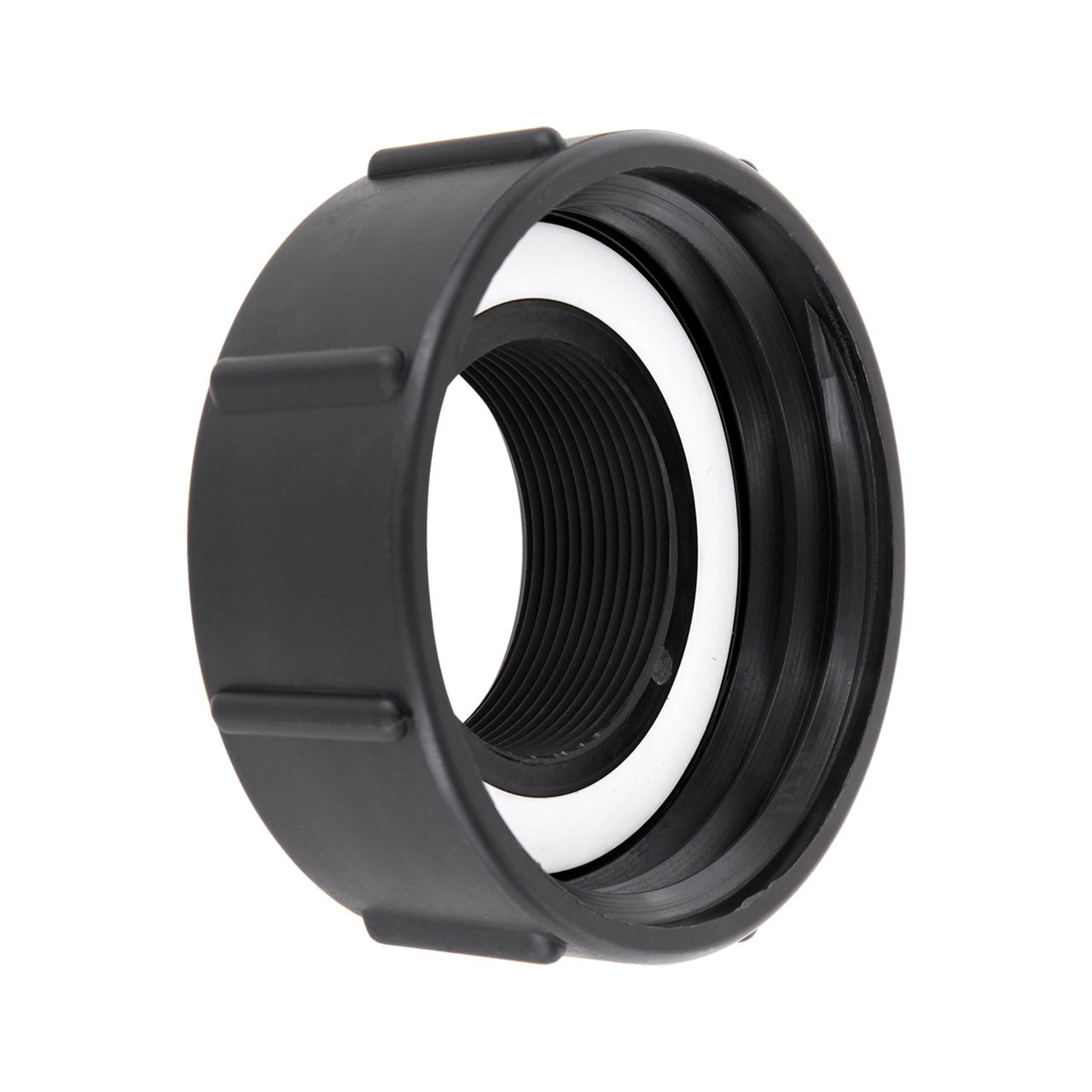 IBC Container Adapter Gewindefitting S100x8 (100mm) Grobgewinde DN 80 - 2" BSP (60mm) Innengewinde Reduzierung