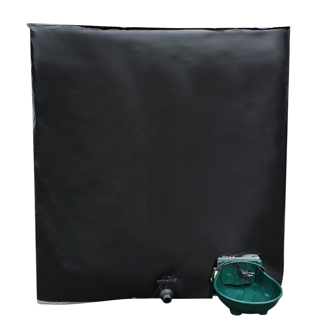 1000l IBC Container Frostschutz (-25°C) mit Tränkebecken NEU