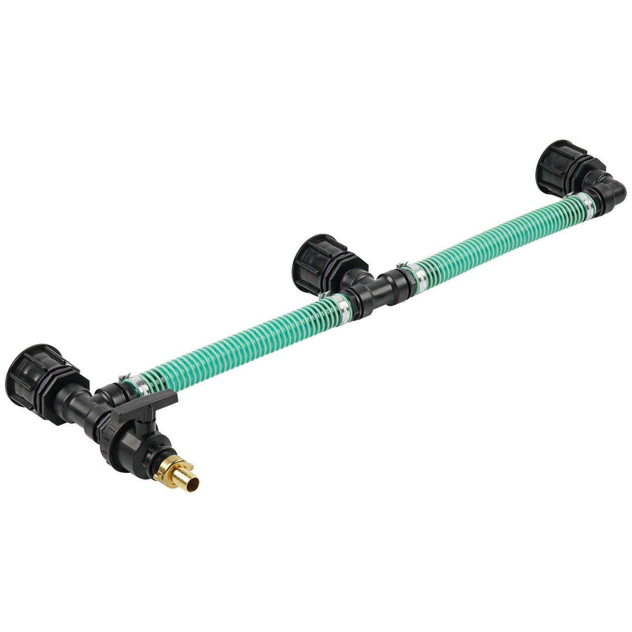 IBC-Adapter-S60x6-3-IBC-nebeneinander-Tankverbindung-32mm-Schlauch-1 IBC Adapter S60x6 - 3 IBC nebeneinander Tankverbindung 32mm Schlauch