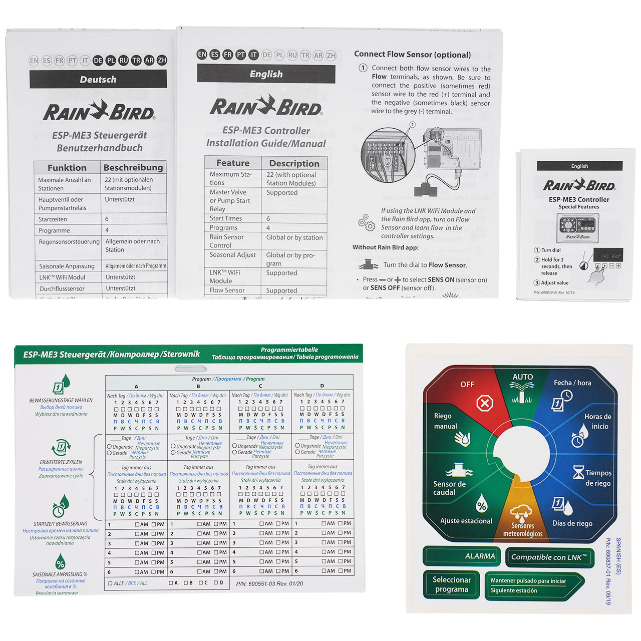 Rain Bird Benutzerhandbuch Modulares Steuergerät ESP - ME3 (WLAN-fähig)