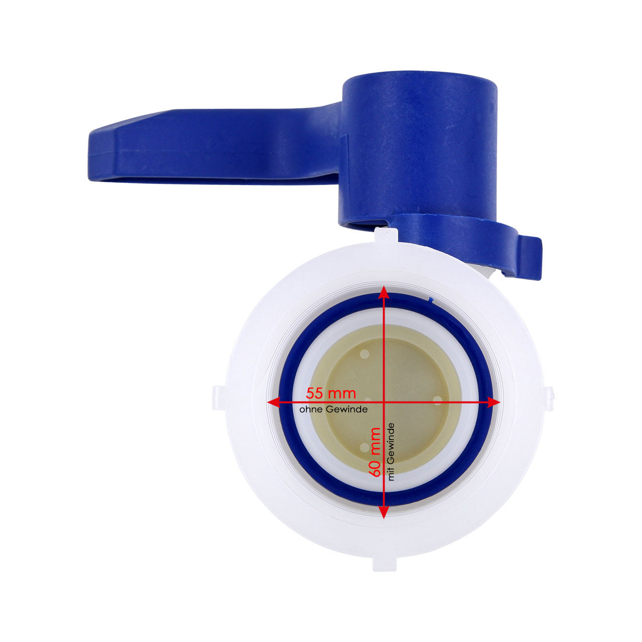 IBC-Klappenhahn-S60x6-60mm-ETFE-DN50-4 IBC Klappenhahn S60x6 (60mm) ETFE DN50