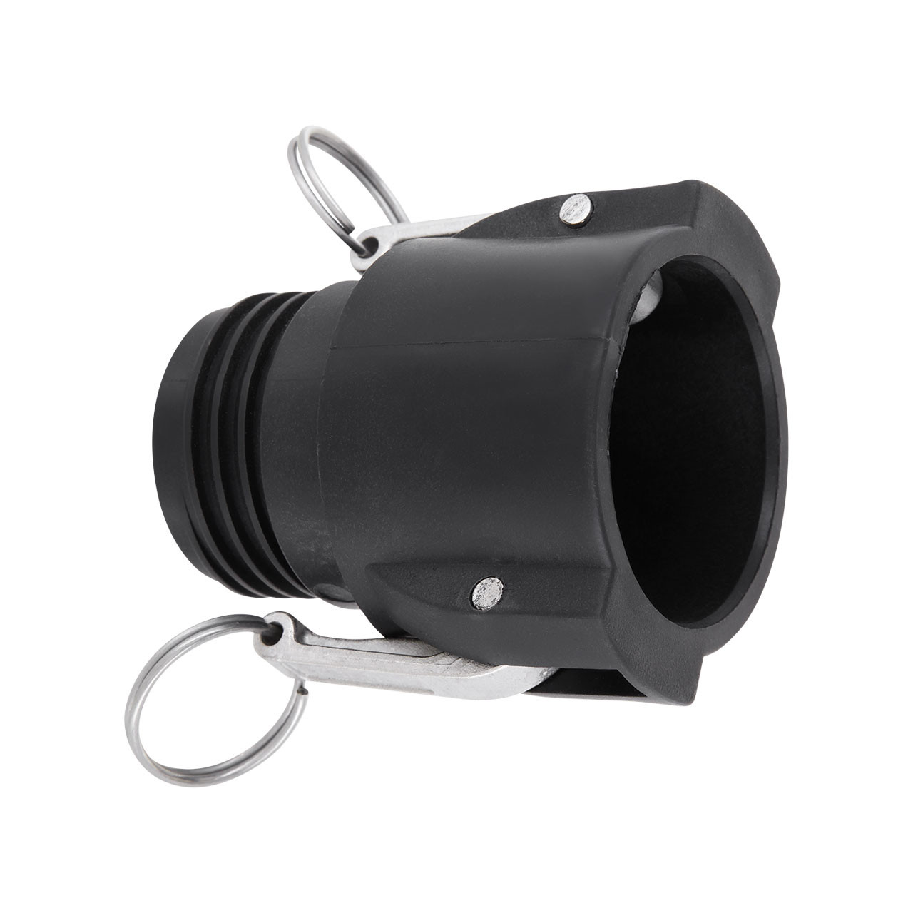 IBC Container Adapter 2" Camlock Kamlok Dose (Mutterkupplung) - Reduzierung S60x6 (60mm) Grobgewinde DN50