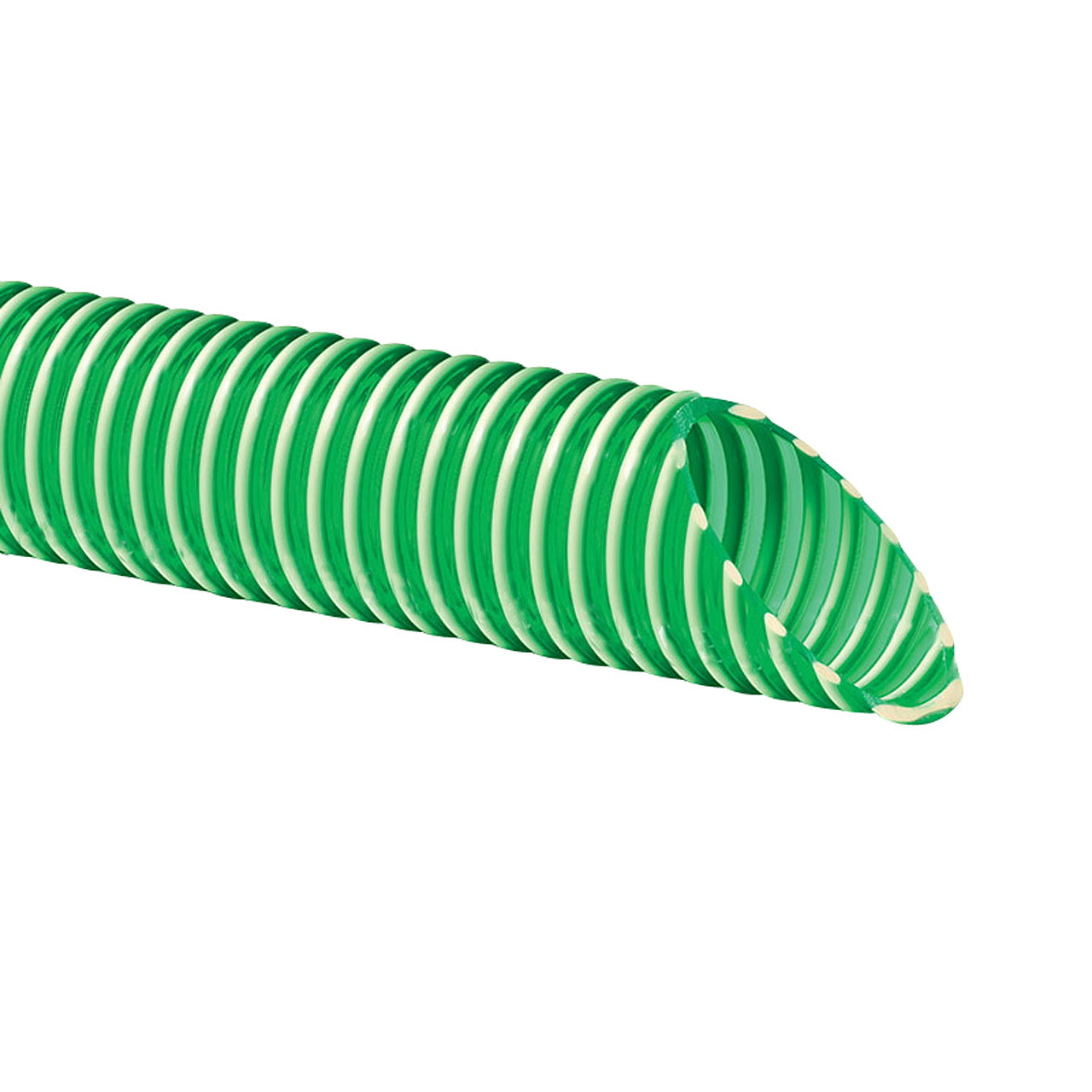 Spiralschlauch Saug-/Druckschlauch Grün Meterware