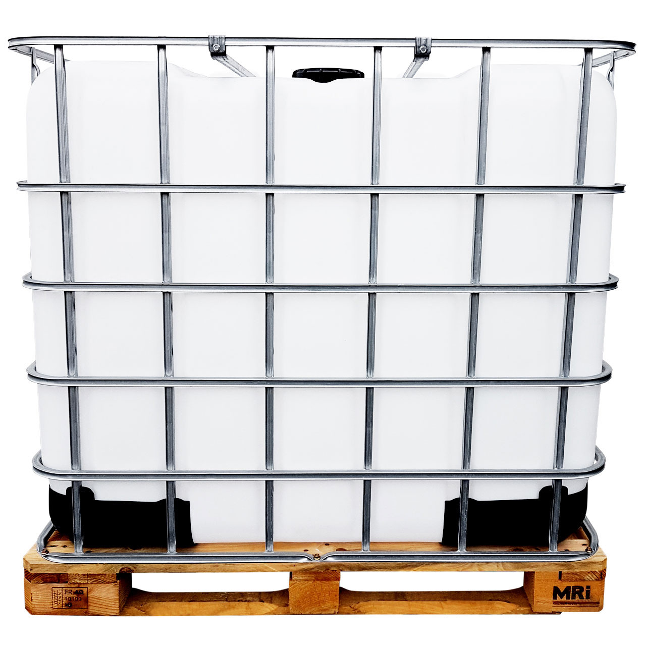 1000l IBC Container Wassertank auf Holzpalette GESPÜLT