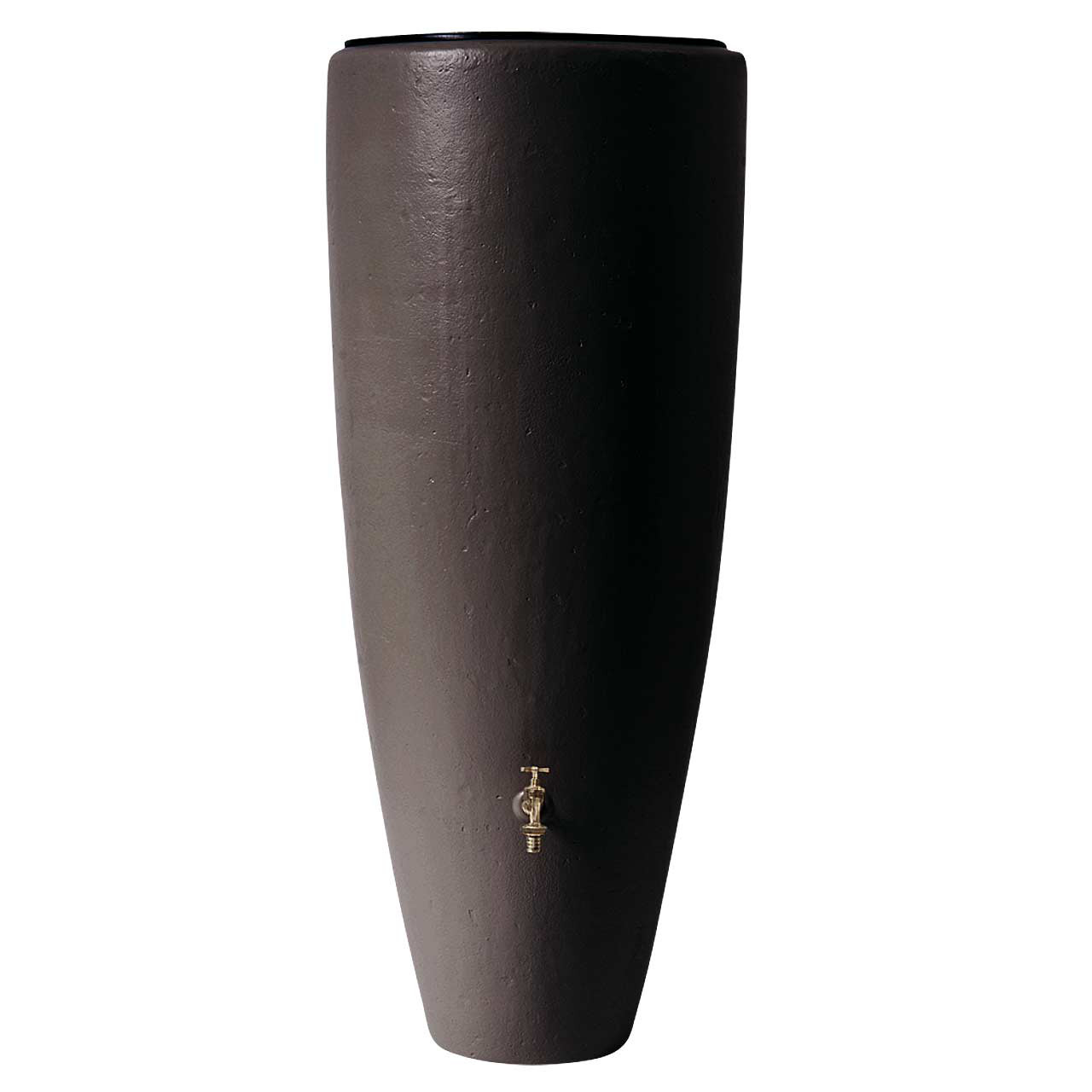 300l-Design-Regentonne-2in1-Wasserbehalter-mit-Pflanzschale-in-mocca 300l DESIGN-REGENTONNE 2in1 Wasserbehälter Wassertank in Mocca mit integrierter Pflanzschale von GRAF GARANTIA