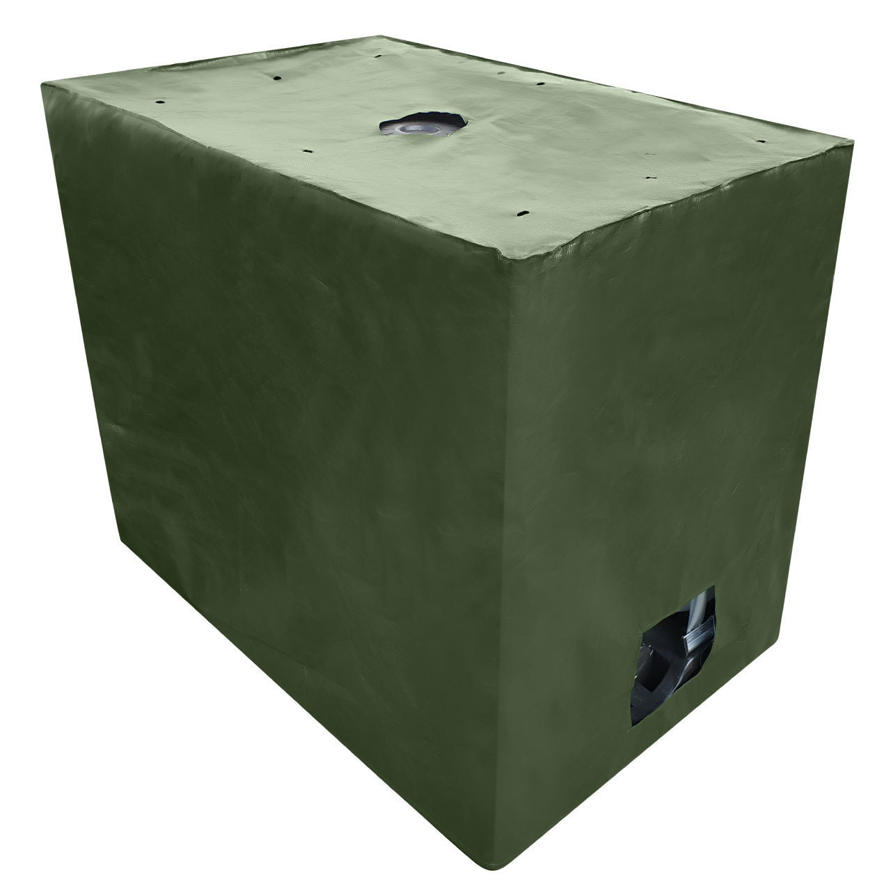 600l IBC Container Cover UV-Schutz Gewebe mit Klettverschluss in Grün