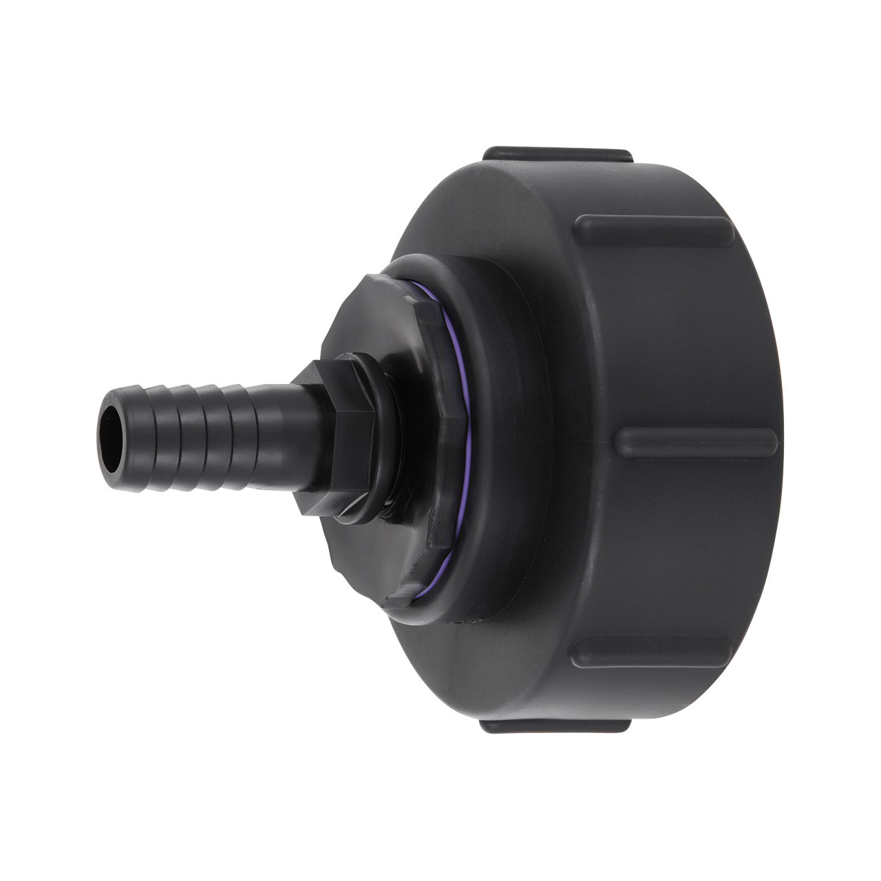 IBC Adapter S100x8 (100mm) Grobgewinde - Schlauchtülle