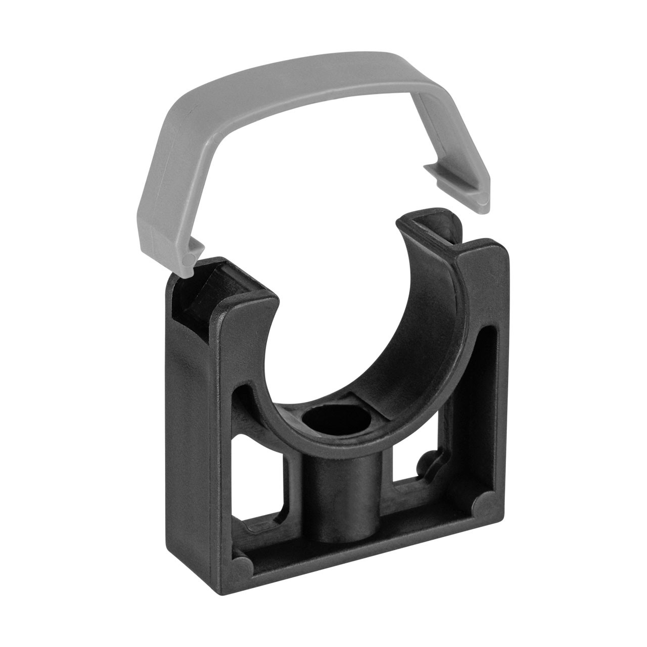 Rohrklemme + Bügel für PVC-U & PE-Rohre