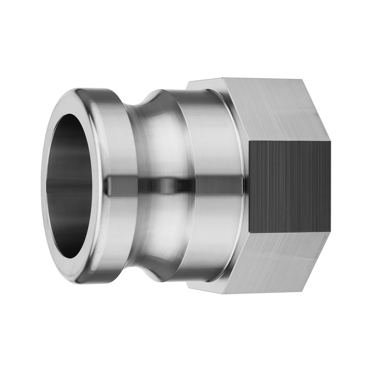 IBC Edelstahl Adapter S60x6 Camlock Stecker Vaterteil SS316L