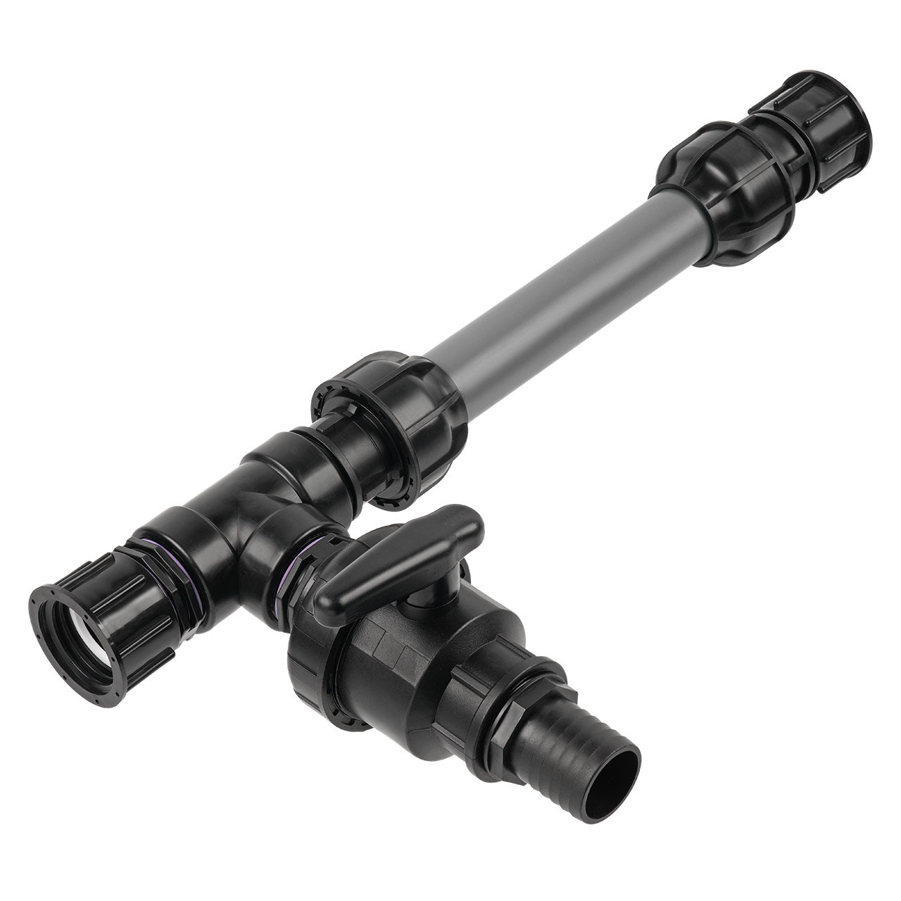 IBC Adapter S60x6 - Tankverbindung 2 IBC gegenüber 50mm Rohr