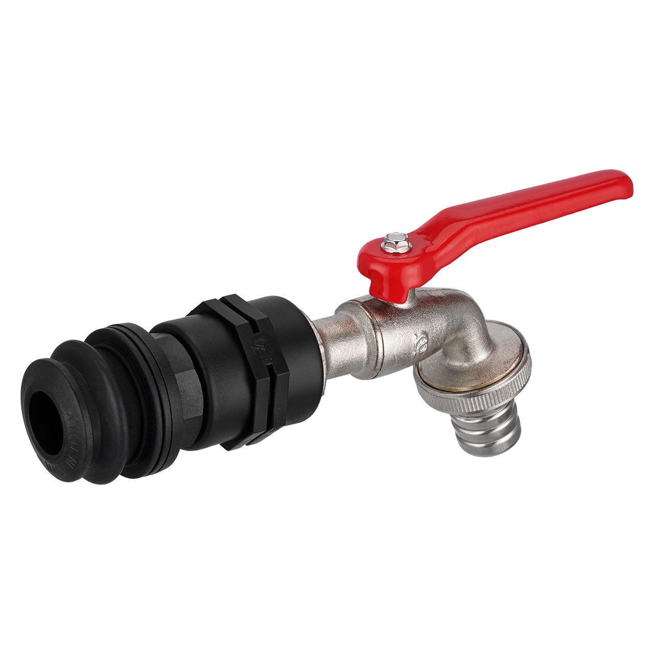 Regentonnen-Kugelhahn-mit-Tankdurchf-uhrung-Quick-Push-2 Regentonnen-Kugelhahn mit Tankdurchführung Quick Push