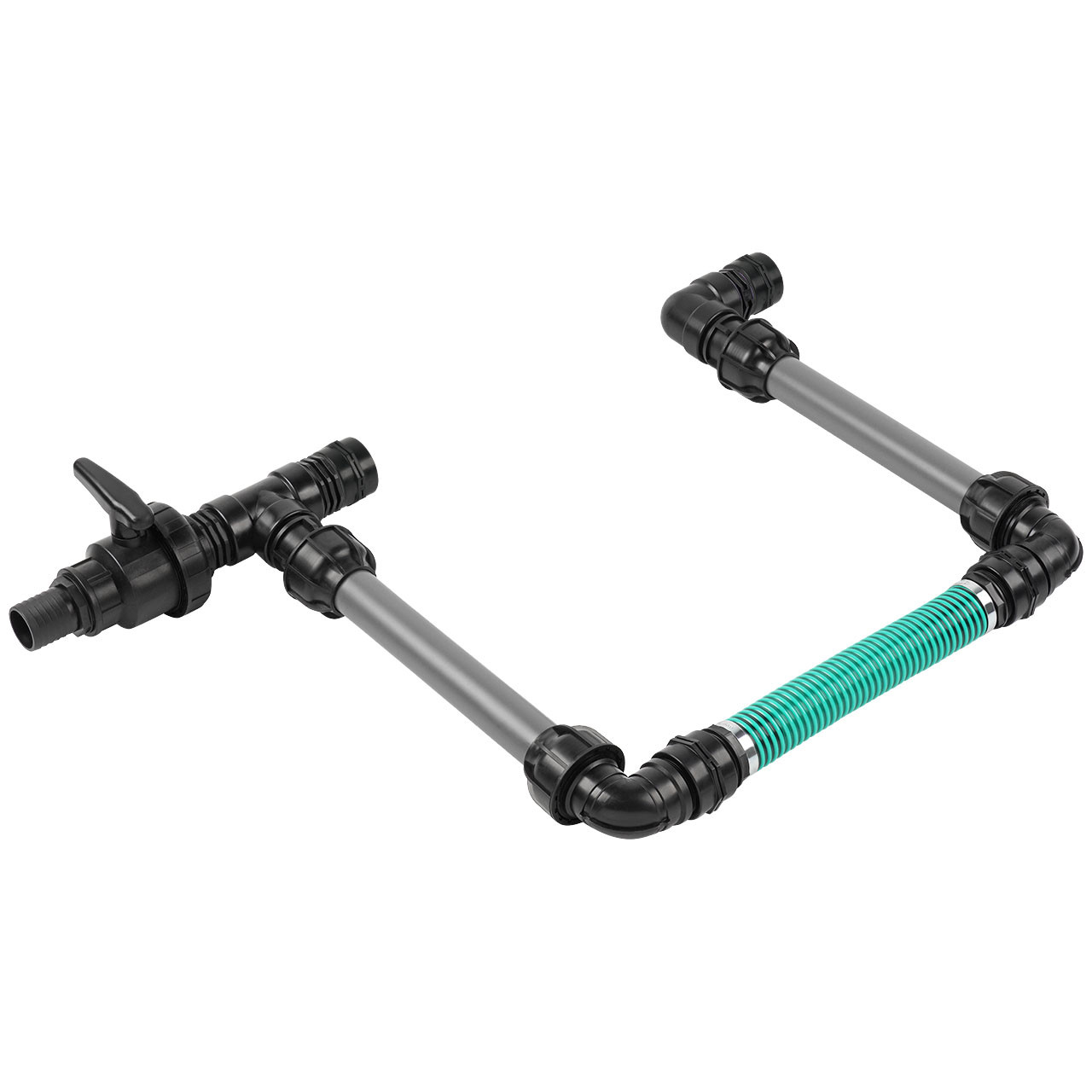 IBC Adapter BSP 2" - 2 IBC hintereinander Tankverbindung 50mm Schlauch