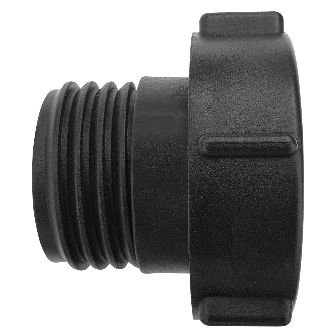 IBC-Adapter-S100x8-S60x6-Aussengewinde-Reduzierung IBC Container Adapter M80x3 Feingewinde KINGTAINER - Reduzierung S60x6 (60mm) Grobgewinde DN 50