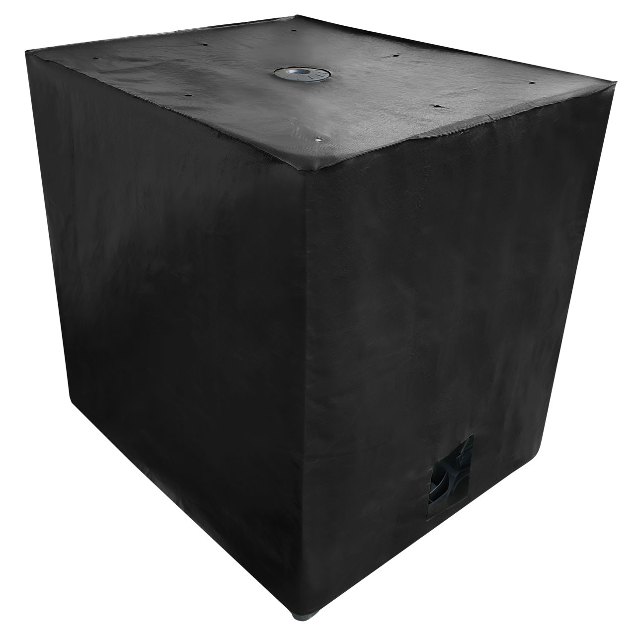 1000l IBC Container Cover UV-Schutz Gewebe mit Klettverschluss in Schwarz
