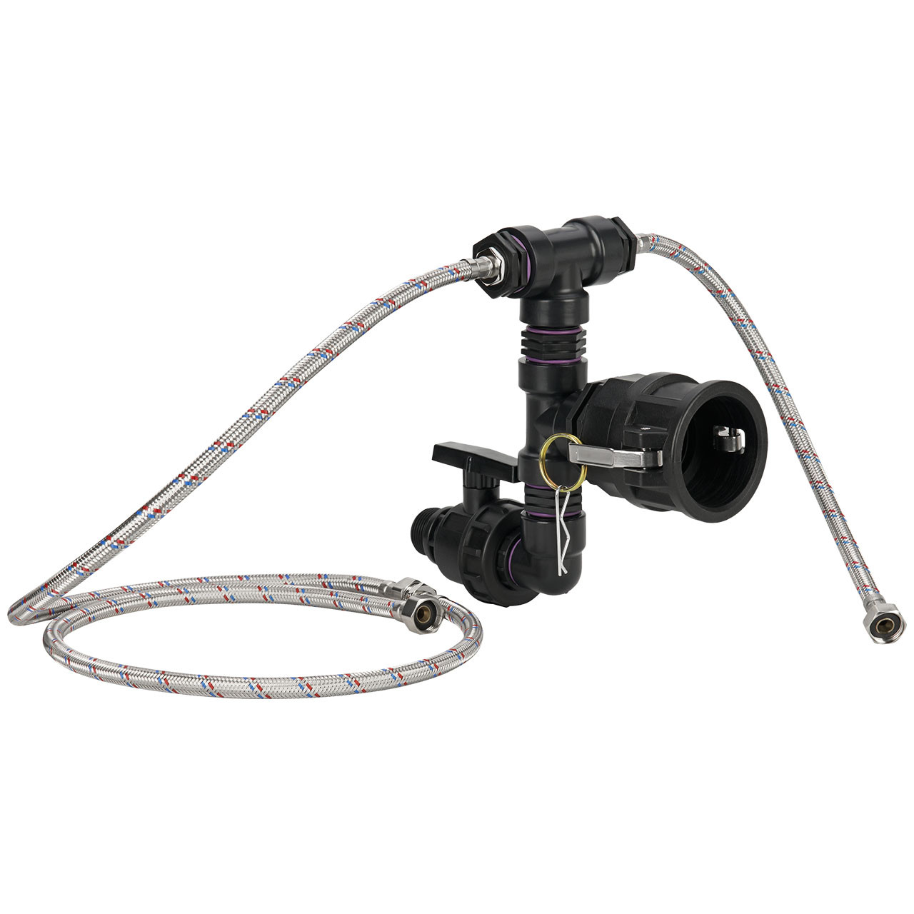 IBC Adapter 2" Camlock Dose - Anschlussset für Doppel-Tränke