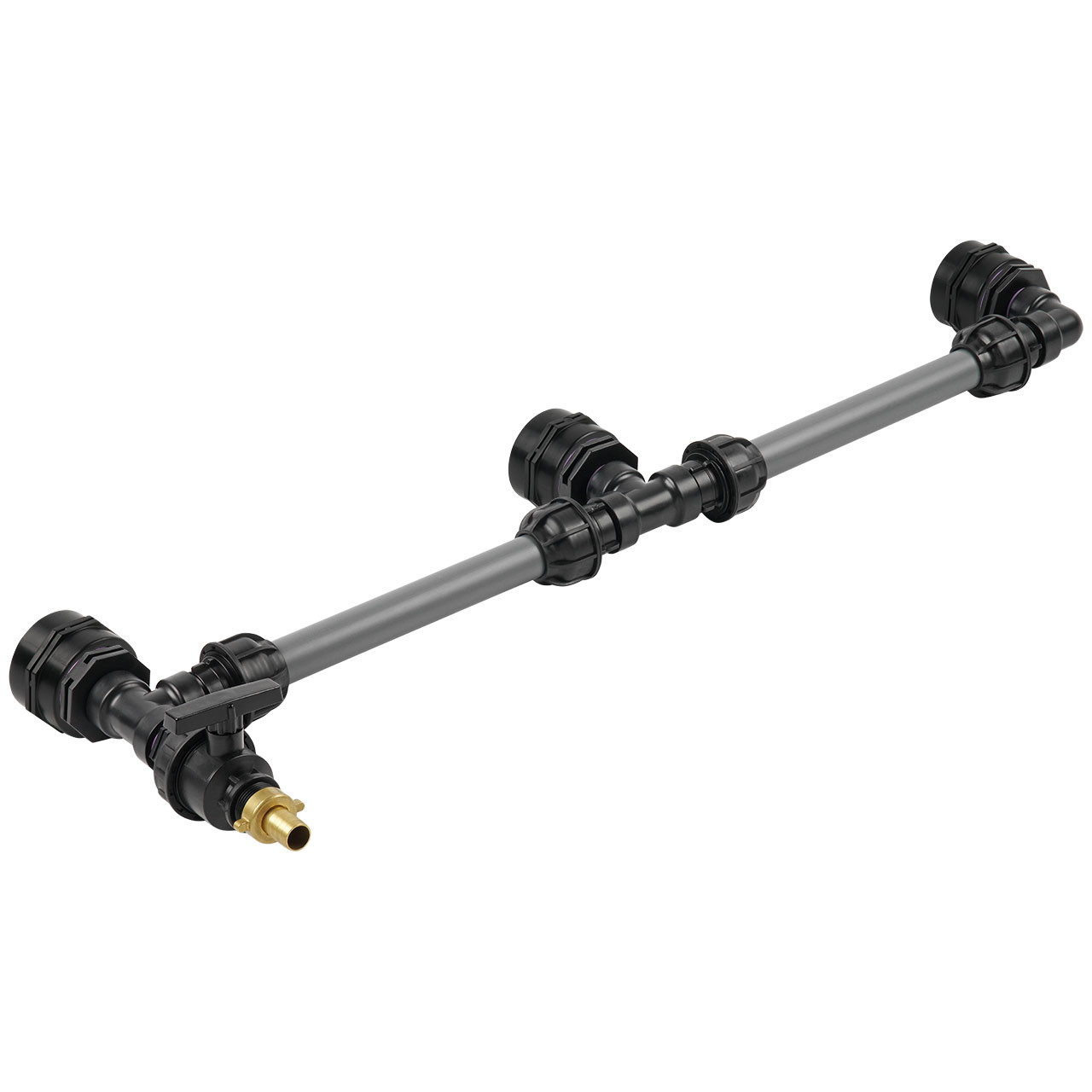 IBC Adapter BSP 2" - 3 IBC nebeneinander Tankverbindung 32mm Rohr
