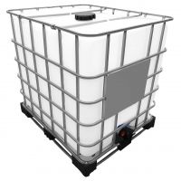 1000l IBC Container Rebottled »FOOD« auf Stahlpalette (Neuwertig)