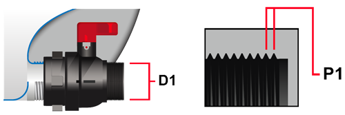 BSP-2-Zoll-Feingewinde